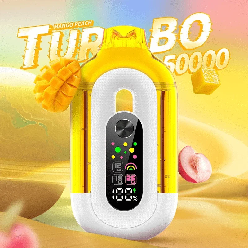 Bounce Disposable Vape Mango Peach Bounce Turbo 50K Disposable  Vape (5%, 50000 Puffs)