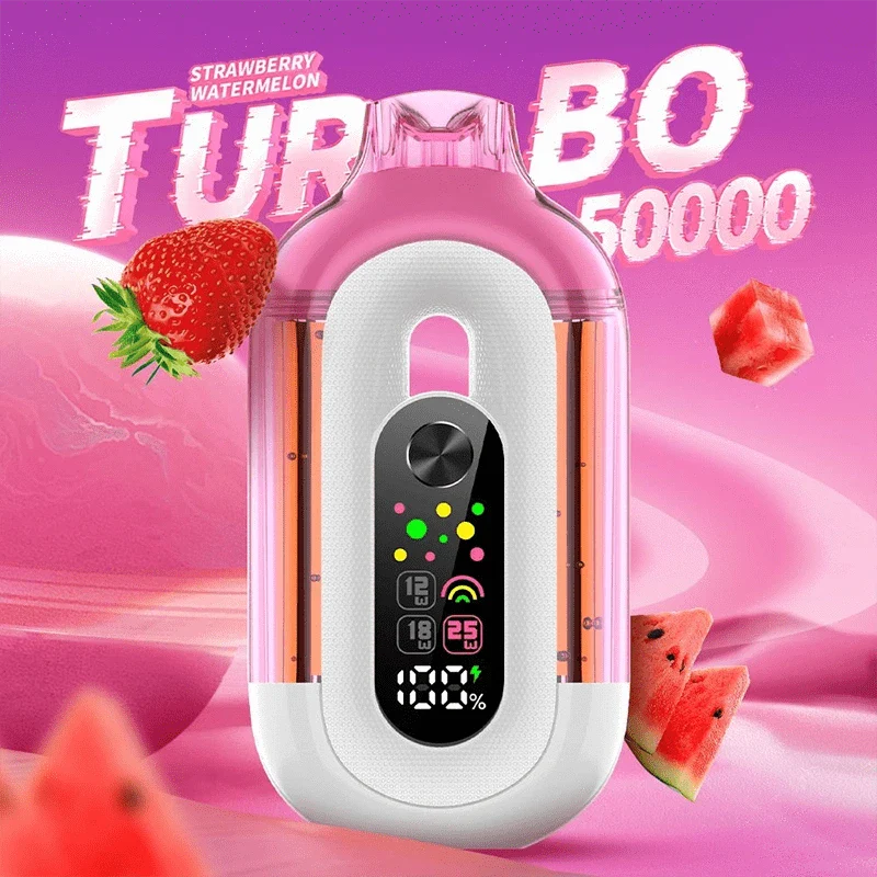 Bounce Disposable Vape Strawberry Watermelon Bounce Turbo 50K Disposable  Vape (5%, 50000 Puffs)