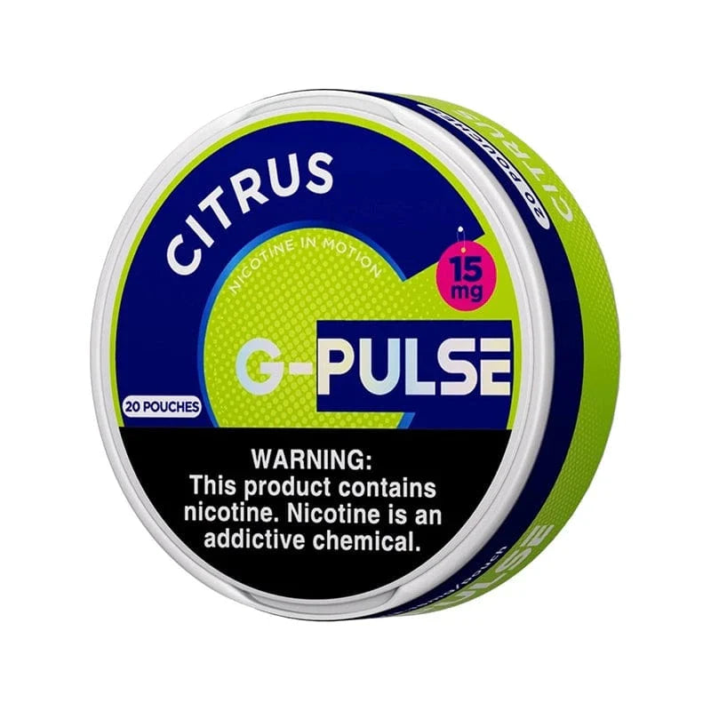 Geek Bar Cigarette Solutions 15mg / Citrus Geek Bar G-Pulse Nicotine Pouches