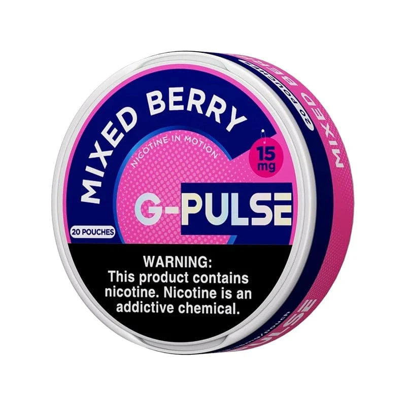 Geek Bar Cigarette Solutions 15mg / Mixed Berry Geek Bar G-Pulse Nicotine Pouches