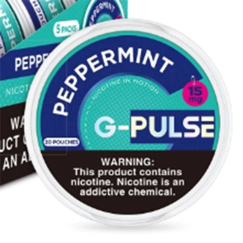 Geek Bar Cigarette Solutions 15mg / Peppermint Geek Bar G-Pulse Nicotine Pouches