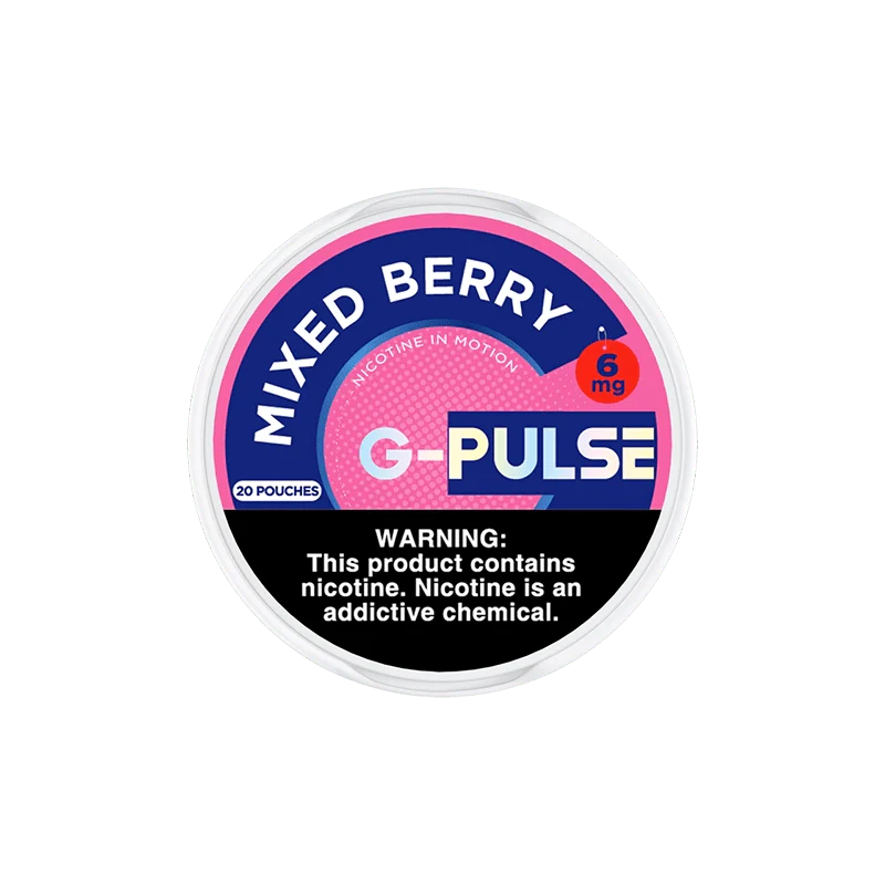 Geek Bar Cigarette Solutions 6mg / Mixed Berry Geek Bar G-Pulse Nicotine Pouches