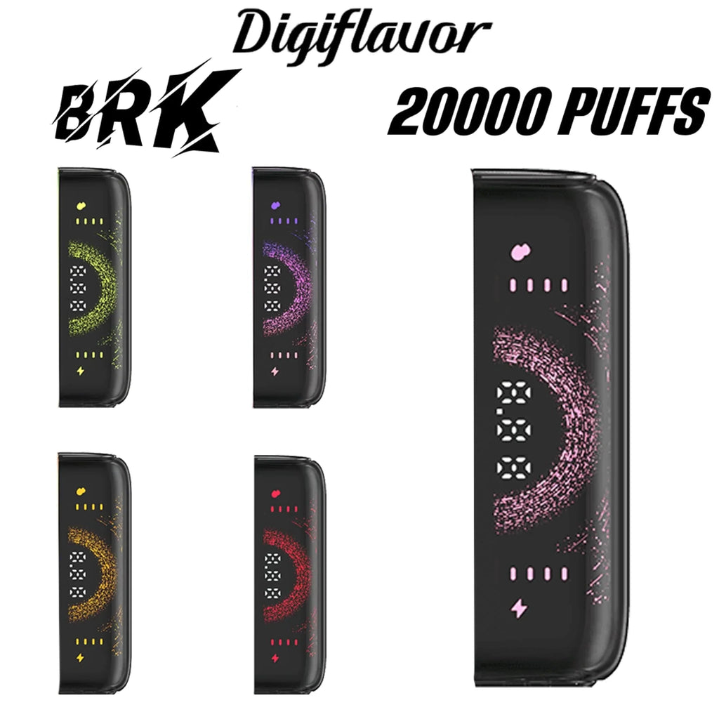 Geek Bar Disposable Vape Black Geek Bar Digiflavor BRK 20k Disposable Battery