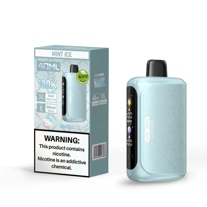 Horizon Disposable Vape Mint Ice Horizon 100K Disposable Vape (5%, 100000 Puffs)