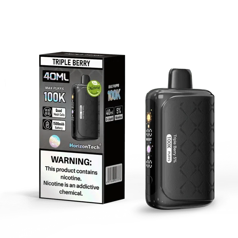 Horizon Disposable Vape Triple Berry Horizon 100K Disposable Vape (5%, 100000 Puffs)