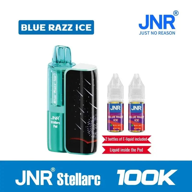 JNR Stellarc Disposable Vape Blue Razz Ice JNR Stellarc 100k Disposable Vape Kit(5%, 100000 Puffs)