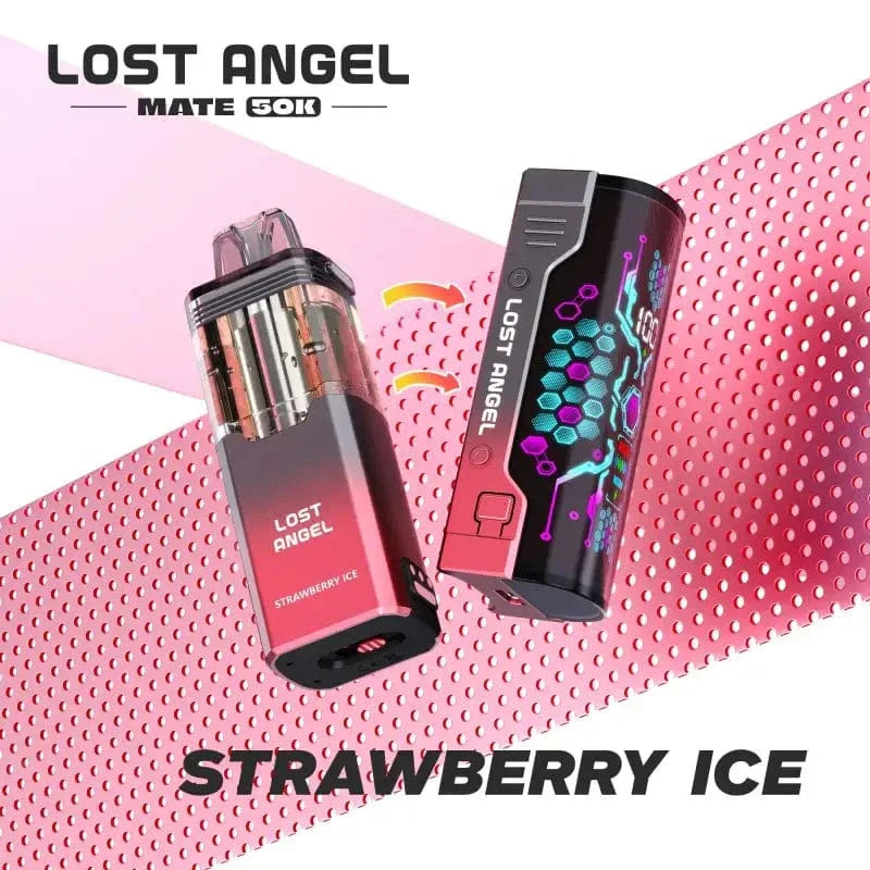 Lost Angel Disposable Vape Strawberry Ice Lost Angel Mate 50K Disposable Vape (5%, 50000 Puffs)