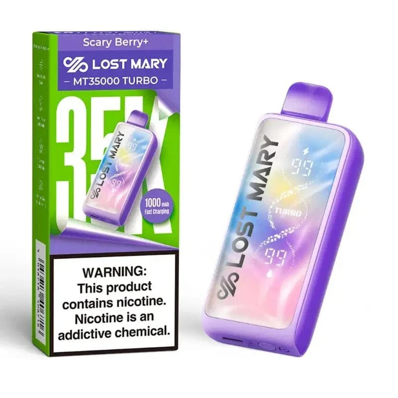 Lost Mary Disposable Vape Scary Berry' Lost Mary MT35000 Turbo Disposable Vape (5%, 35000 Puffs)