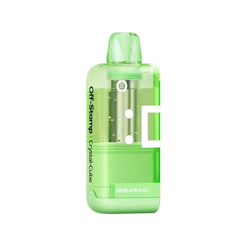 Lost Mary Disposable Vape Sour Apple Ice Off-Stamp X-CUBE Crystal 25K Disposable Pod (5%, 25000 Puffs)