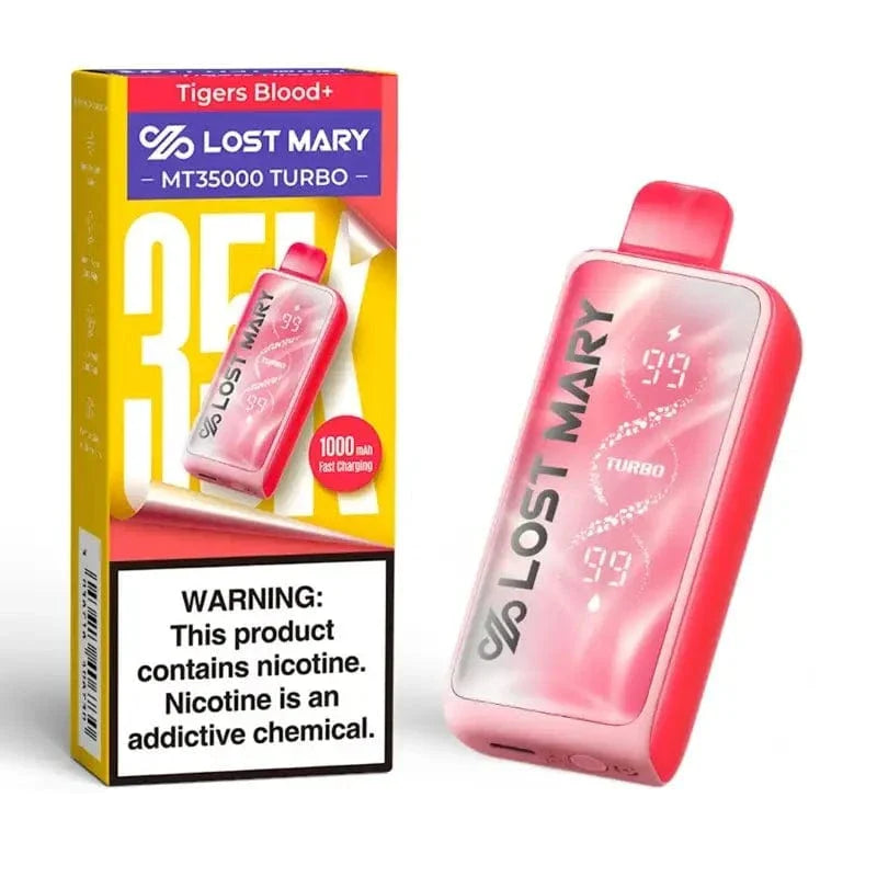 Lost Mary Disposable Vape Tigers Blood' Lost Mary MT35000 Turbo Disposable Vape (5%, 35000 Puffs)