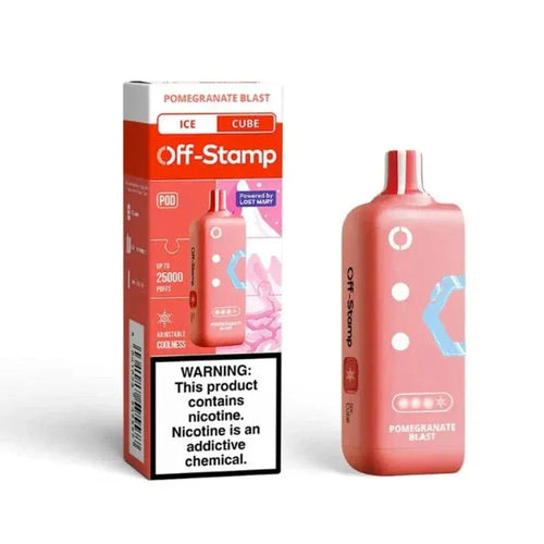 Lost Mary Pomegranate Blast ?? Off-Stamp X-CUBE Ice 25K Disposable Pod (5%, 25000 Puffs) (100% off)