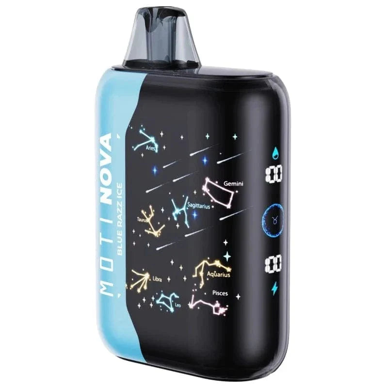 MOTI Vape Blue Razz Ice ?? MOTI NOVA 50K Disposable Vape (5%, 50000 Puffs) (Discount)