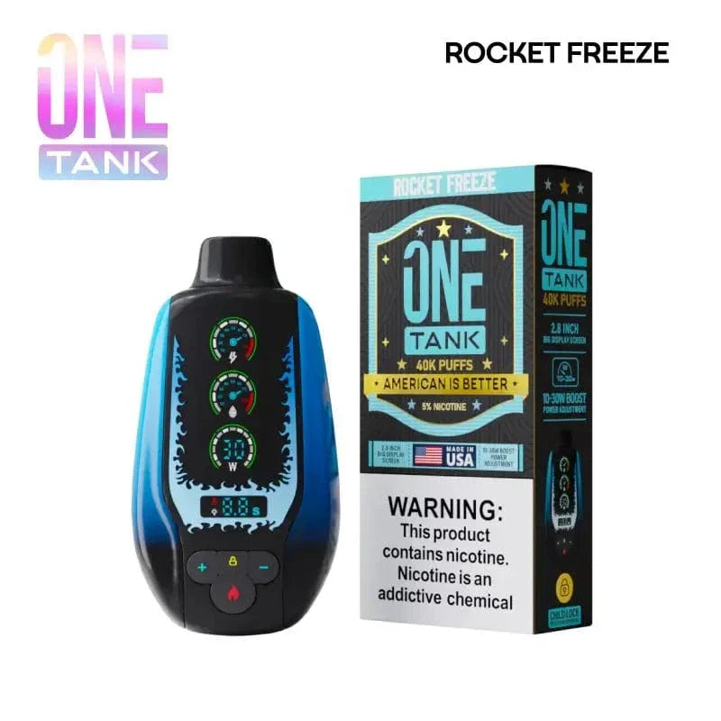 One Tank Disposable Vape Rocket Freeze One Tank 40K Disposable Vape (5%, 40000 Puffs)