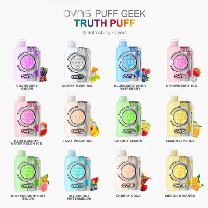 OVNS Disposable Vape OVNS Puff Geek Truth Puff Disposable Vape Kit (5%, 18.5ml)