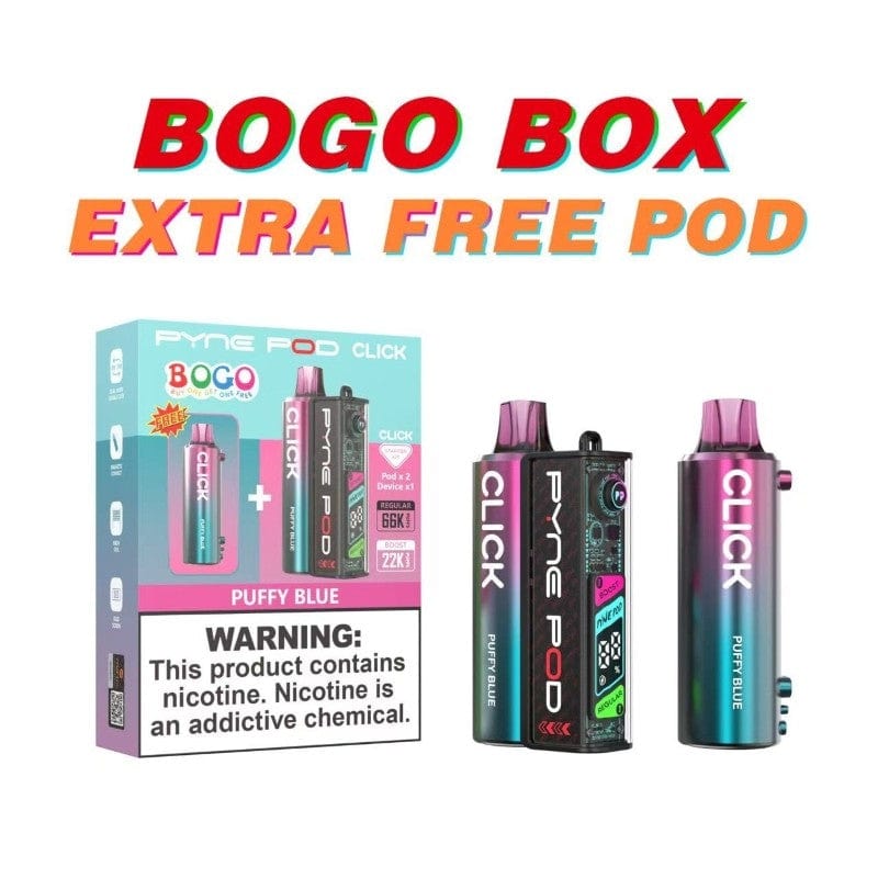 Pyne Pod Disposable Vape Pyne Pod Click 66K BOGO Disposable Vape (5%, 66000 Puffs)