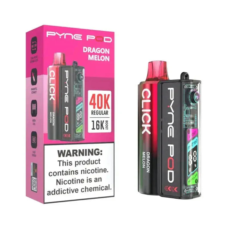 Pyne Pod Dragon Melon ?? Pyne Pod Click 40K Disposable Vape Kit (5%, 40000 Puffs) (100% off)