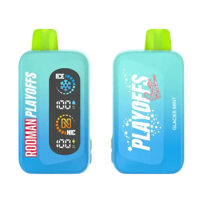 Rodman Disposable Vape Glacier Mint Rodman  Playoffs 50K Ice-Nic Control Disposable Vape (5%, 50000 Puffs)