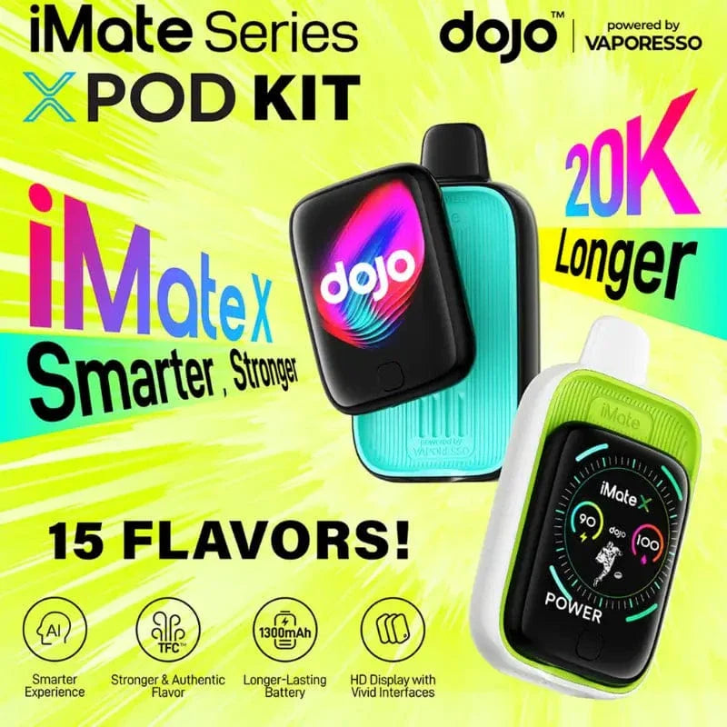 Vaporesso Disposable Vape Vaporesso DOJO iMate X 40K Disposable Kit (5%, 40000 Puffs)