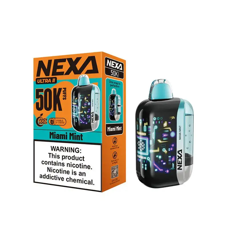 VOOPOO Disposable Vape Miami Mint VOOPOO NEXA Ultra II 50K Disposable Vape (5%, 50000 Puffs)