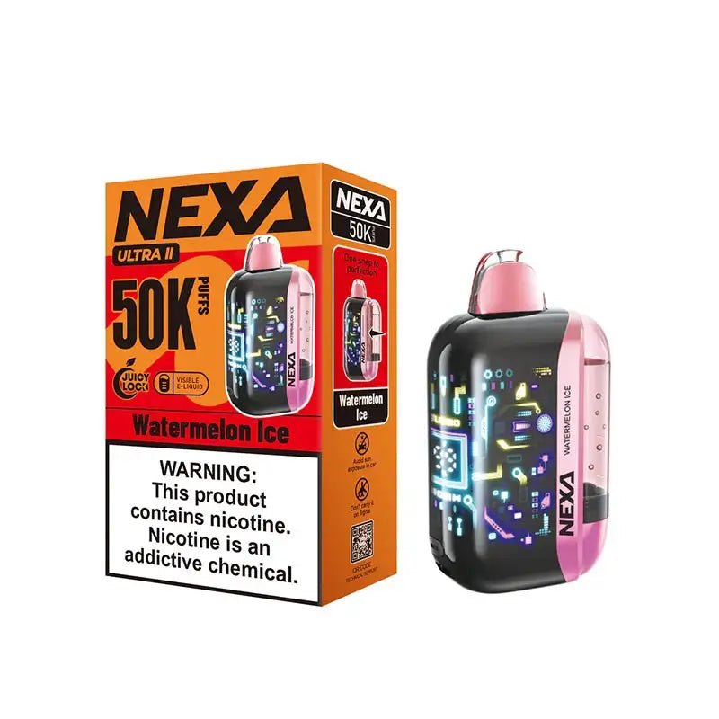 VOOPOO Disposable Vape Watermelon Ice VOOPOO NEXA Ultra II 50K Disposable Vape (5%, 50000 Puffs)